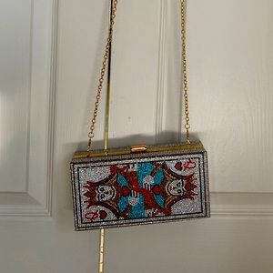 Novelty Poker Sequined Handbag